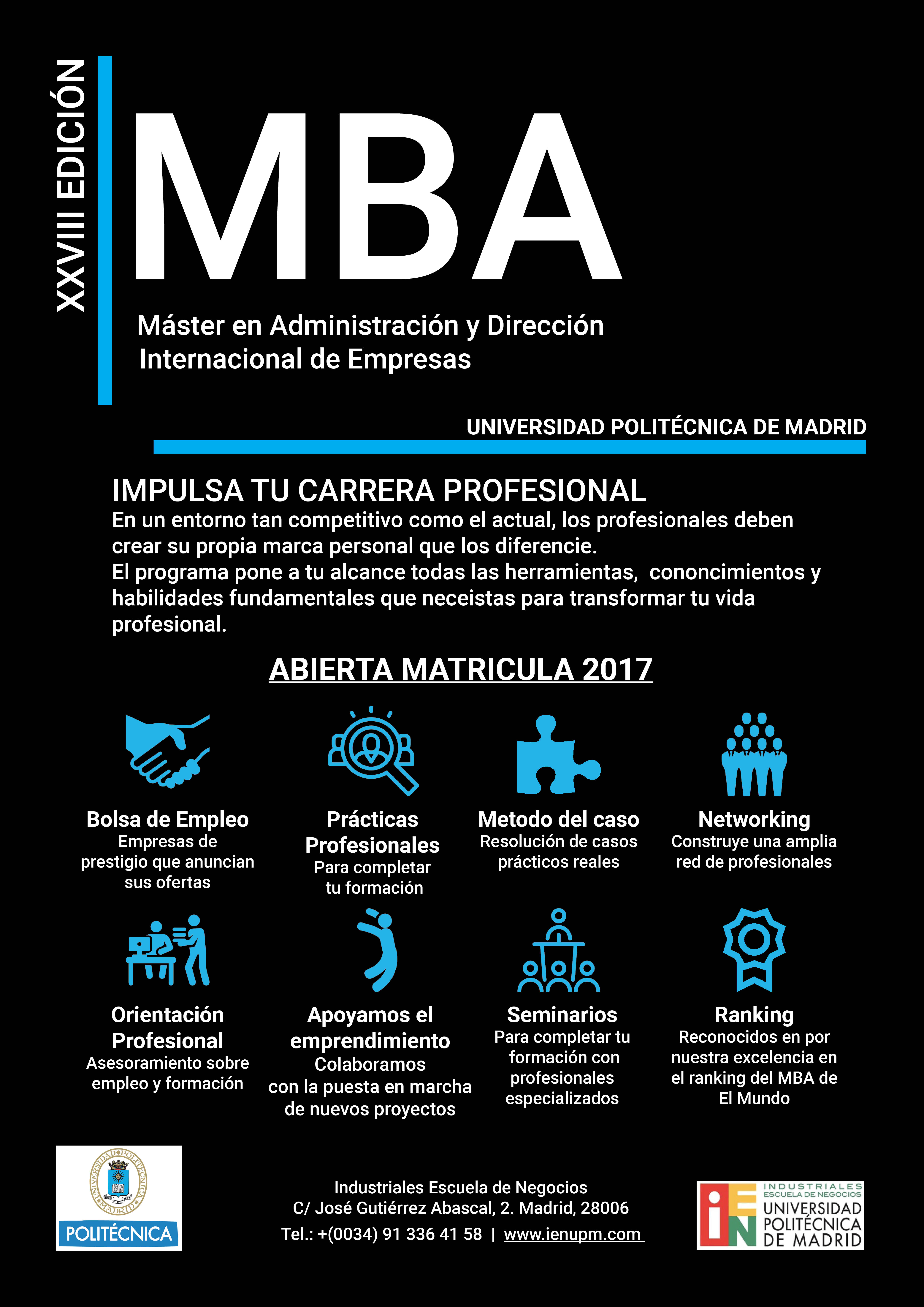 UPM - MBA para Ingenieros (MBA Internacional)